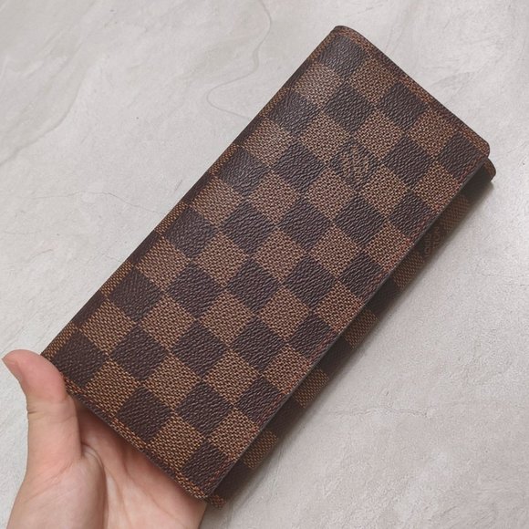 LV Men's Long Classic Checkerboard Wallet